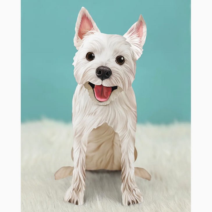 Westie Pop Up Greeting Card - Marmalade Mercantile