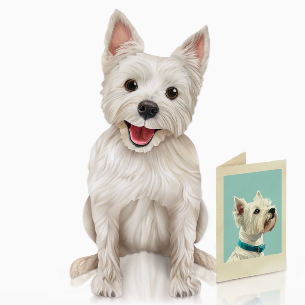 Westie Pop Up Greeting Card - Marmalade Mercantile