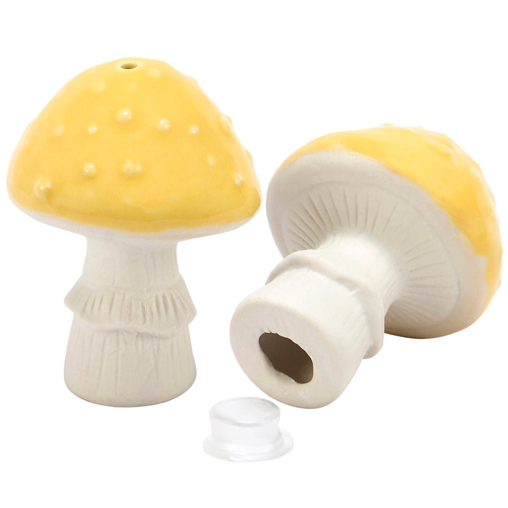 Yellow Mushroom Salt & Pepper Shaker Set - Marmalade Mercantile