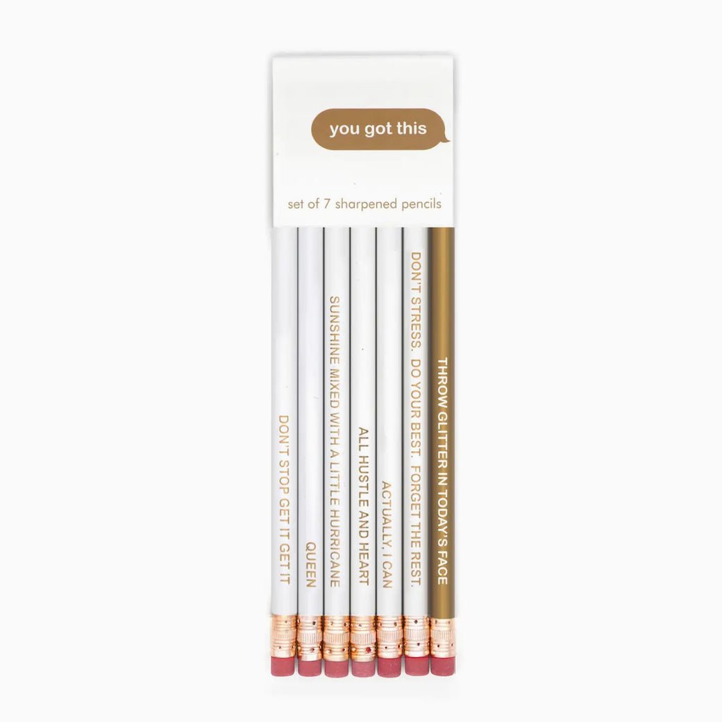 You Got This Set of Seven Sharpened Pencils - Marmalade Mercantile