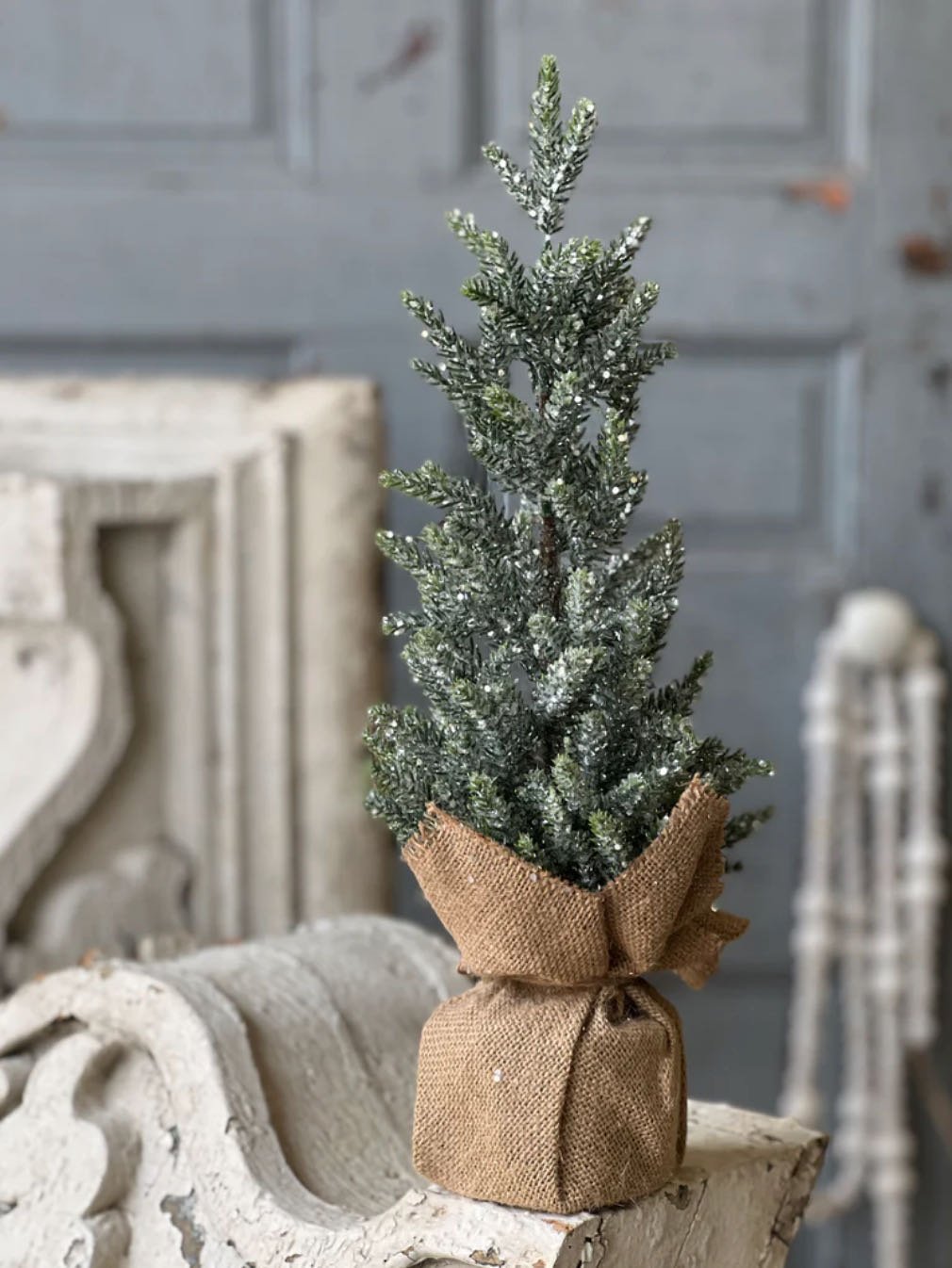 17” Glitter Glee Tabletop Pine Tree - Marmalade Mercantile