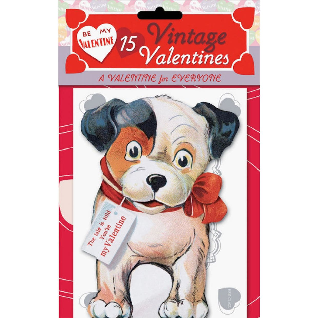 A Valentine for Everyone! Set of 15 Vintage Die Cut Reproduction Retro Valentines - Marmalade Mercantile