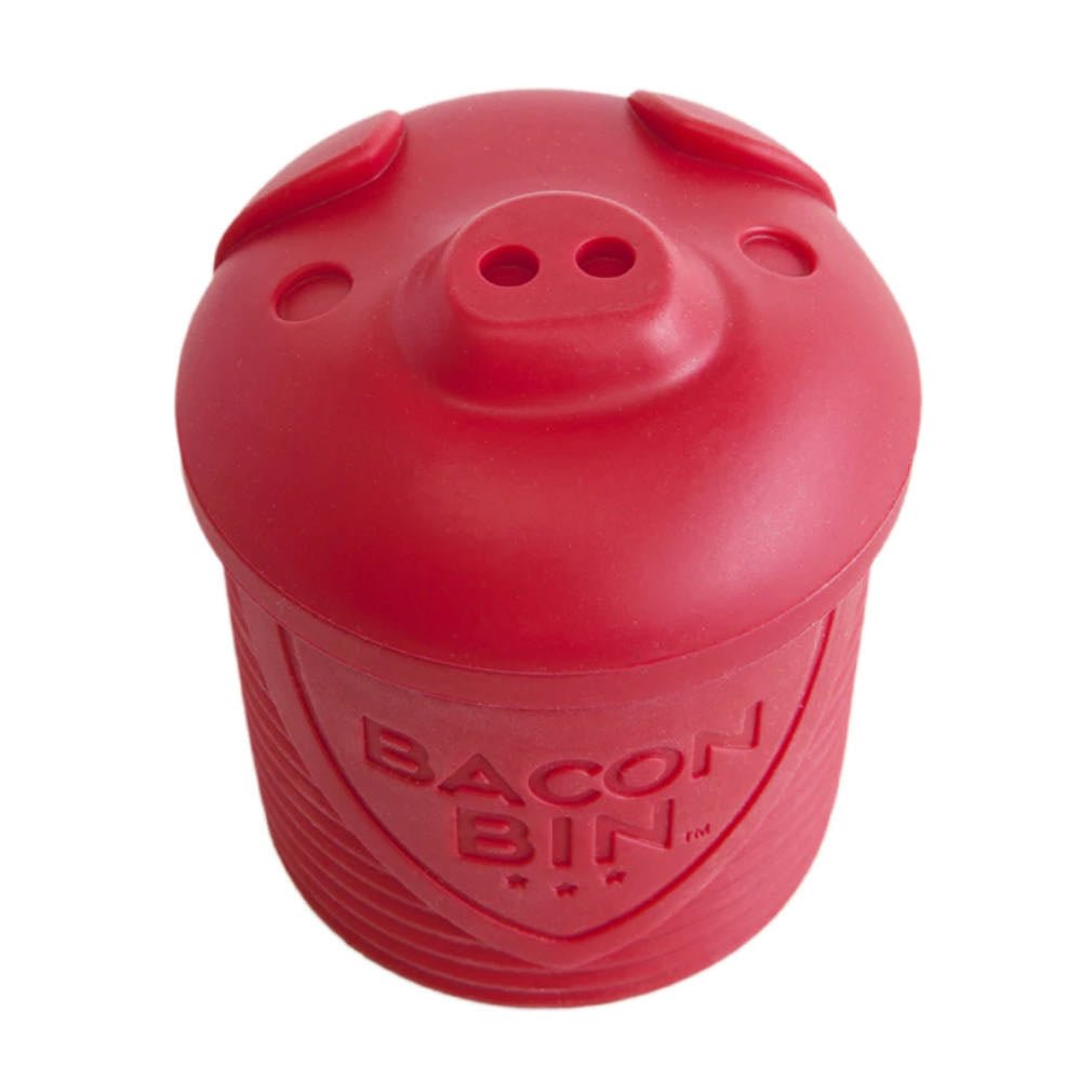 Bacon Bin Silicone Bacon Grease Keeper w Strainer - Marmalade Mercantile