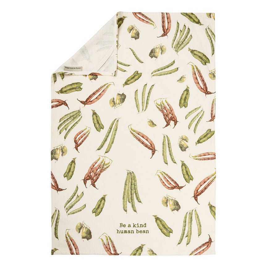 Be a Kind Human Bean Kitchen Garden Tea Towel - Marmalade Mercantile