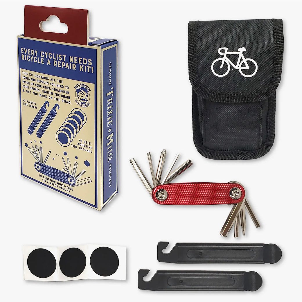 Bicycle Repair Kit & Multi-Tool with Nylon Pouch - Marmalade Mercantile