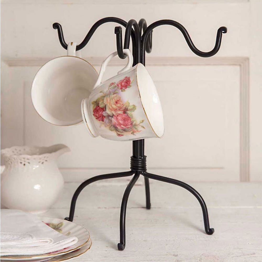 Black Iron Countertop Mug Rack - Marmalade Mercantile