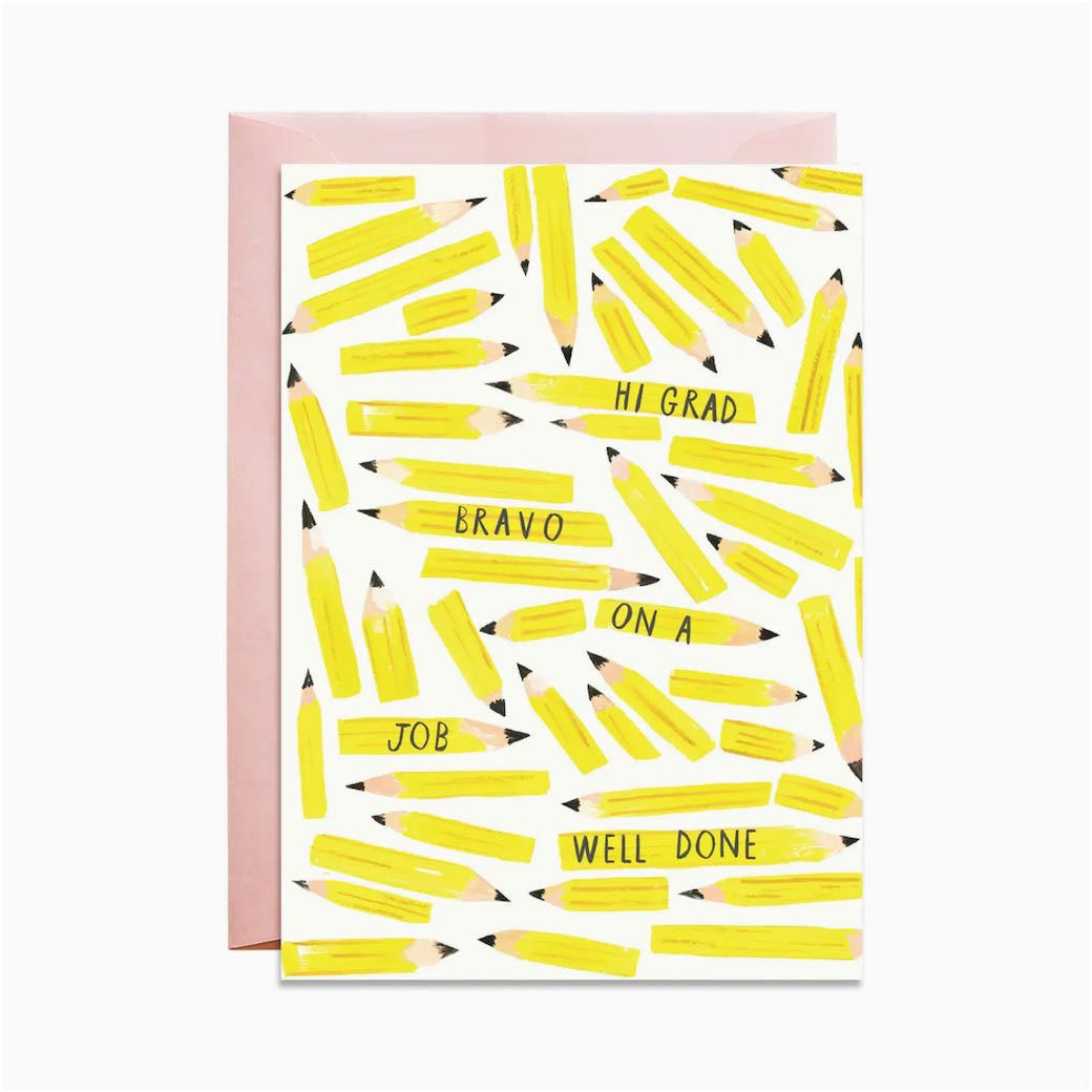 Bravo on a Job Well Done! Graduation Card - Marmalade Mercantile