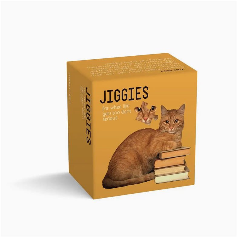 Cat Reader Jiggie Jigsaw Puzzle - Marmalade Mercantile