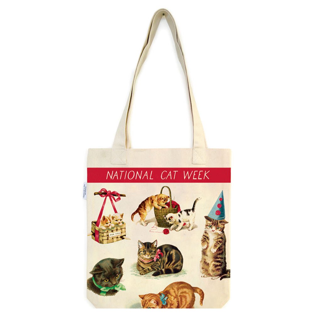 Cats & Kittens 100% Cotton Canvas Tote Bag - Marmalade Mercantile