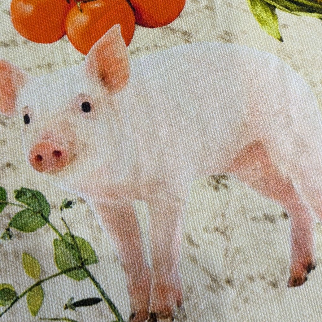 Farm Market 100% Cotton Canvas Table Runner - Marmalade Mercantile