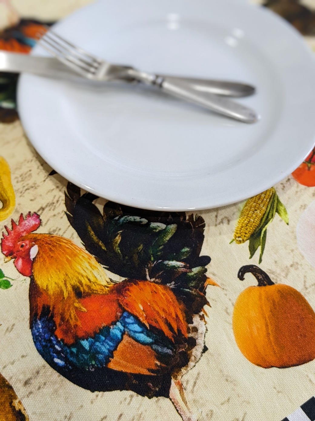 Farm Market 100% Cotton Canvas Table Runner - Marmalade Mercantile