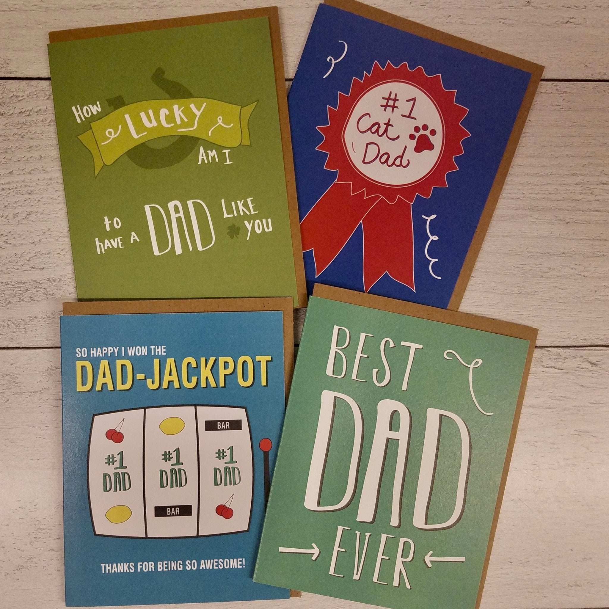 Father's Day Cards Choice of Four Fun Styles - Marmalade Mercantile