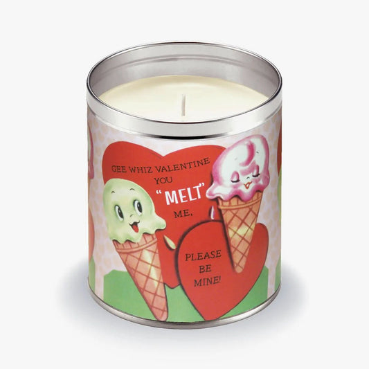 Hand-Poured Vintage-Style Valentine Candle You MELT Me - Marmalade Mercantile