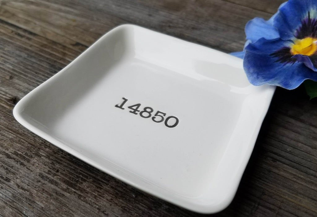 Handmade Fine Porcelain Trinket Dish 14850 3" - Marmalade Mercantile