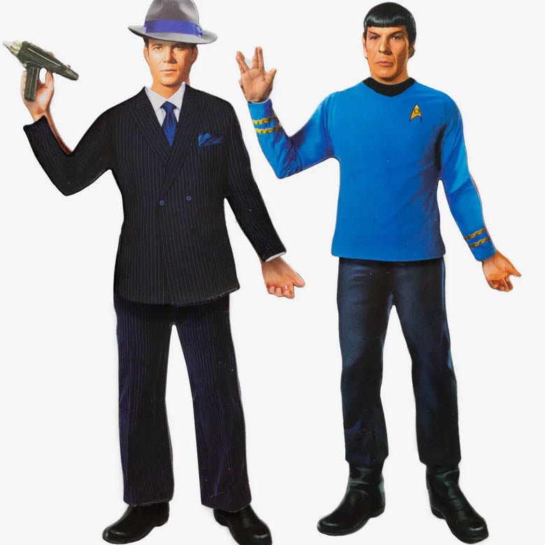 Kirk & Spock Star Trek Magnetic Dress-Up Set - Marmalade Mercantile