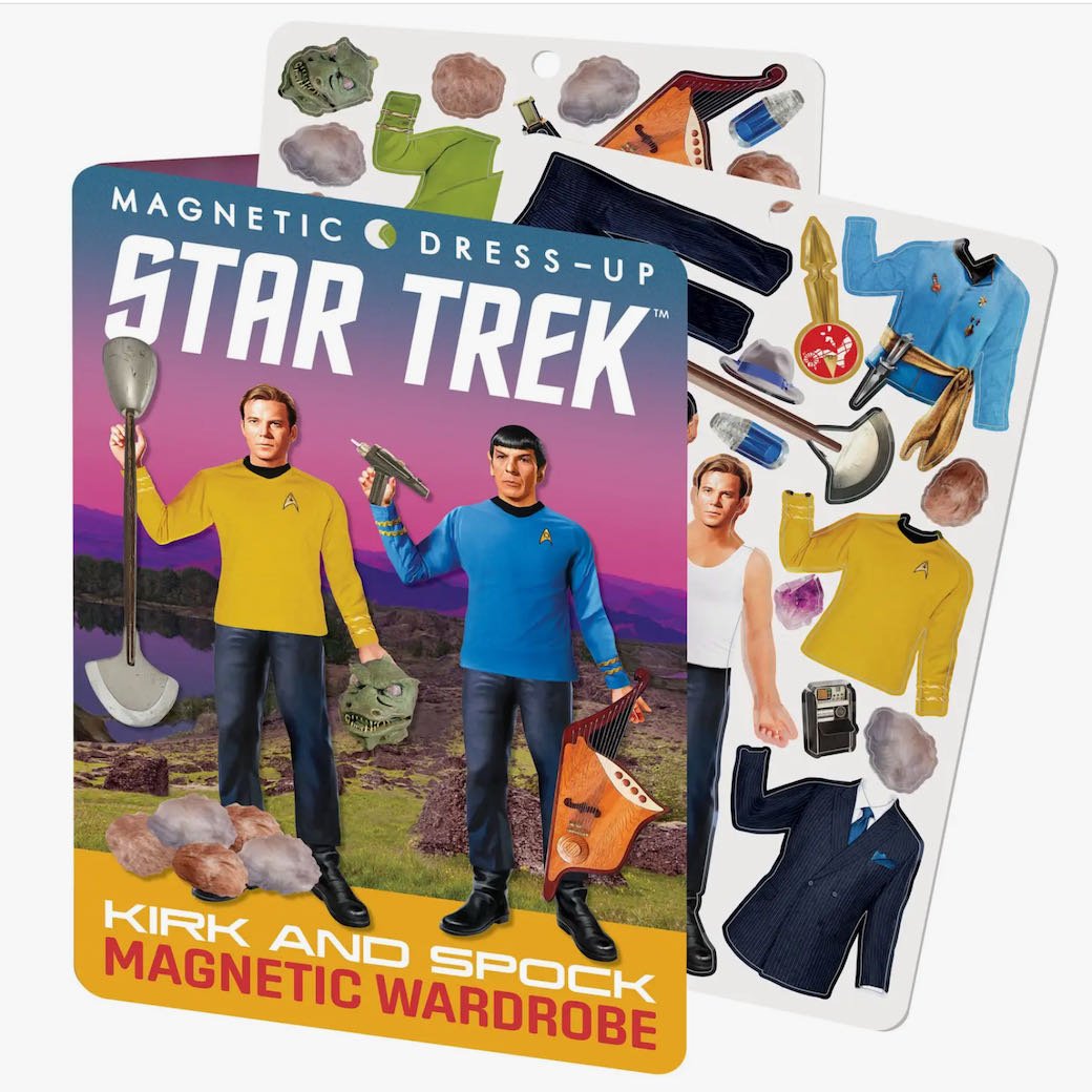 Kirk & Spock Star Trek Magnetic Dress-Up Set - Marmalade Mercantile