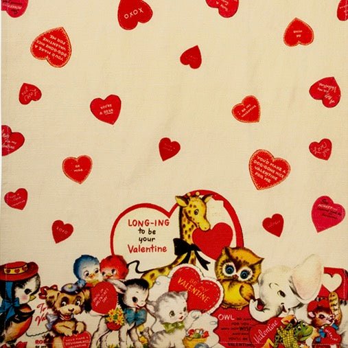 Longing to Be Your Valentine Retro Style Kitchen Towel - Marmalade Mercantile