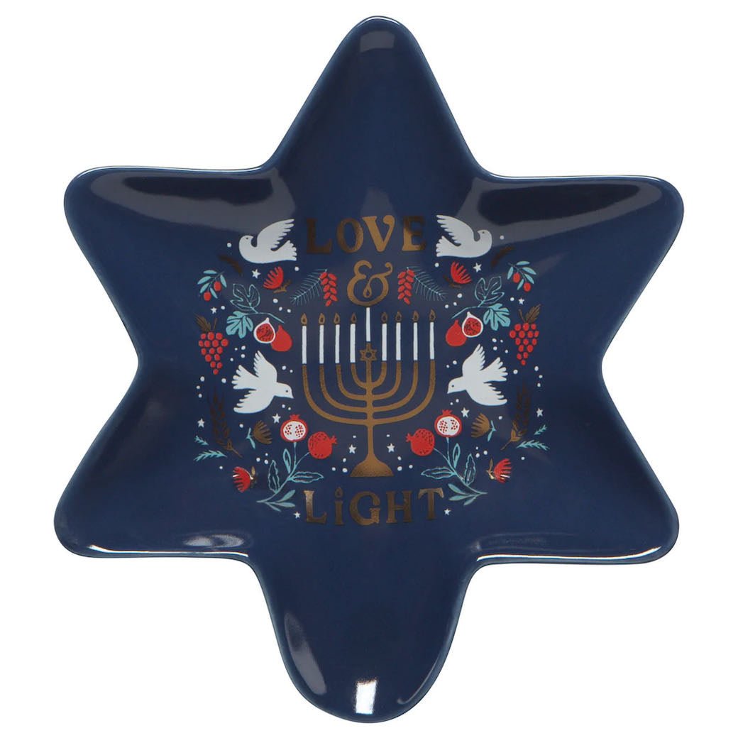 Love and Light Star-Shaped Hanukkah Spoon Rest - Marmalade Mercantile