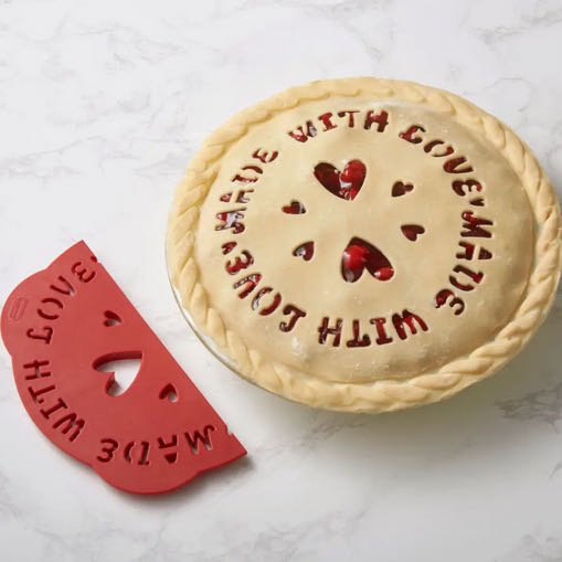 Made with Love Pie Crust Top Decorative Cutter - Marmalade Mercantile
