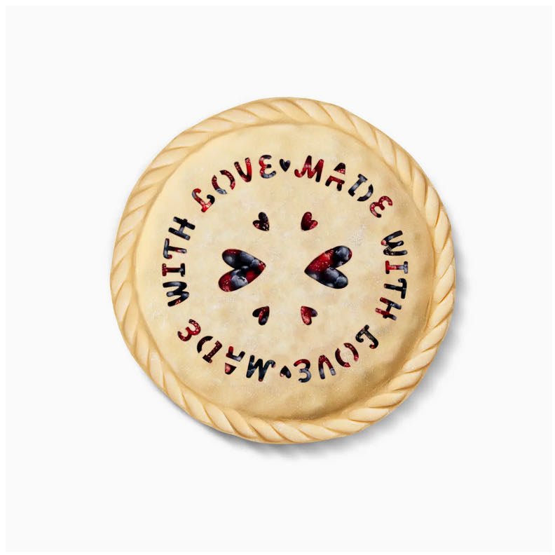 Made with Love Pie Crust Top Decorative Cutter - Marmalade Mercantile