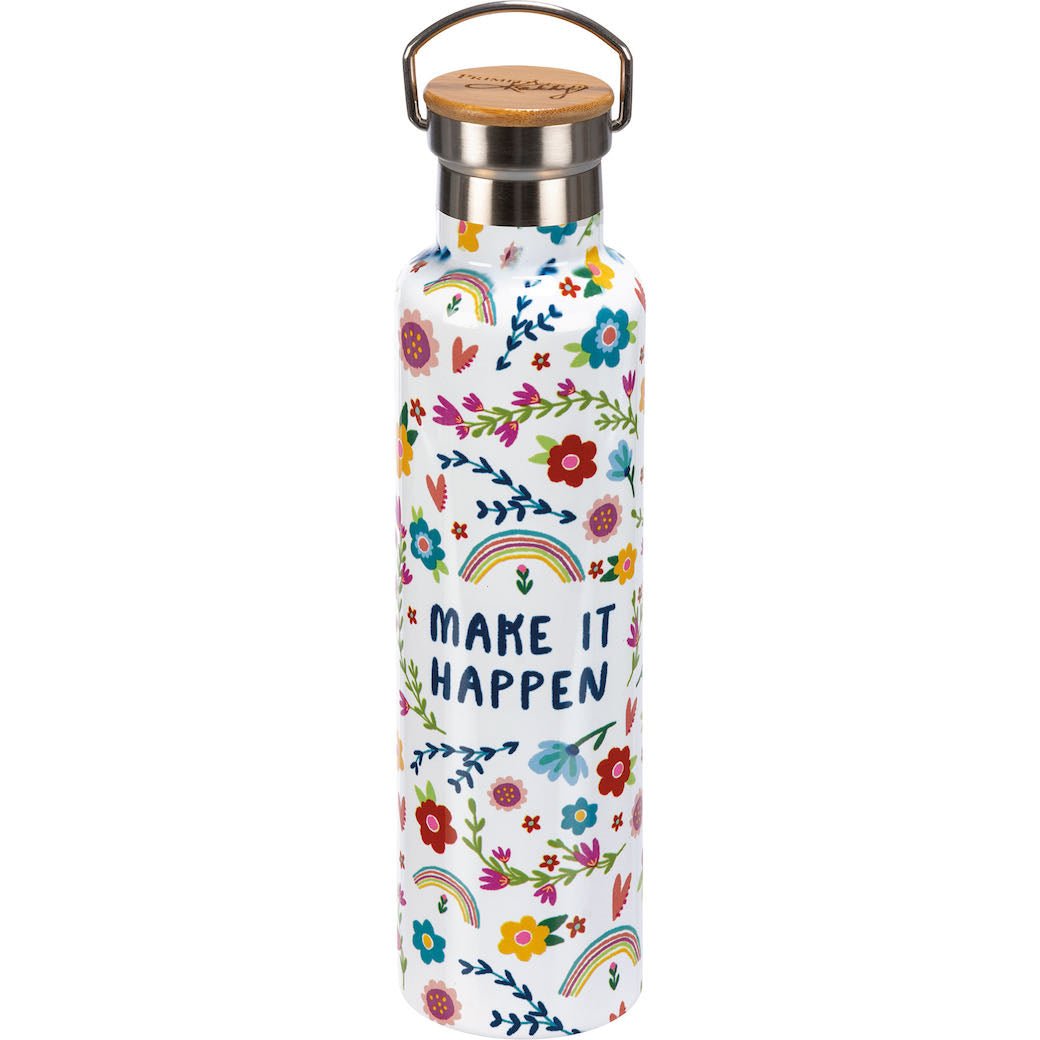 Make It Happen 25oz Stainless Steel Insulated Metal Water Bottle - Marmalade Mercantile