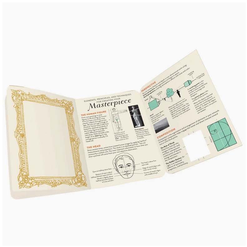 Mini Masterpieces Pocket Sized Inspiration Sketchbook - Marmalade Mercantile