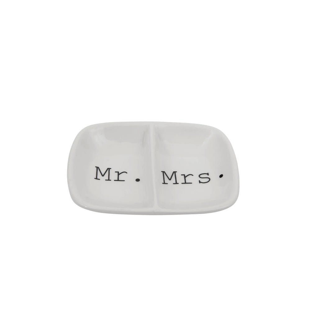 Mr. & Mrs. Ceramic Ring Dish - Marmalade Mercantile