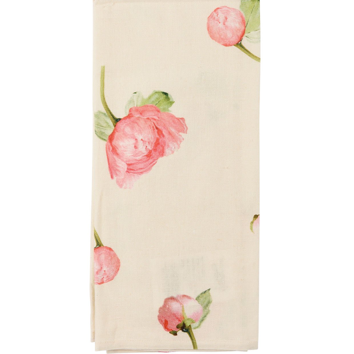 Pink Peonies Cottage Garden Kitchen Towel - Marmalade Mercantile