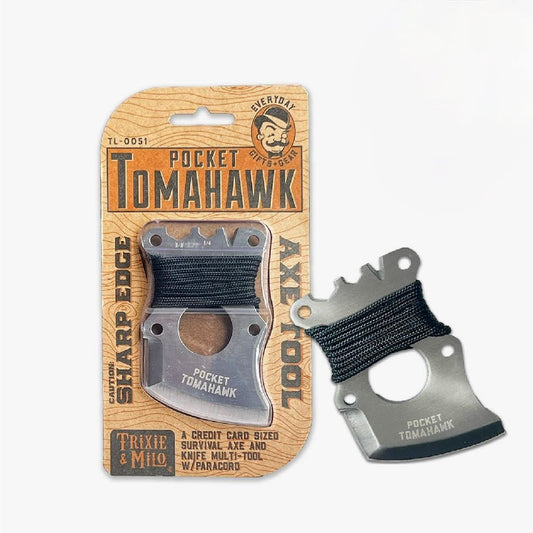 Pocket Tomahawk Axe Blade Multifunction Tool - Marmalade Mercantile