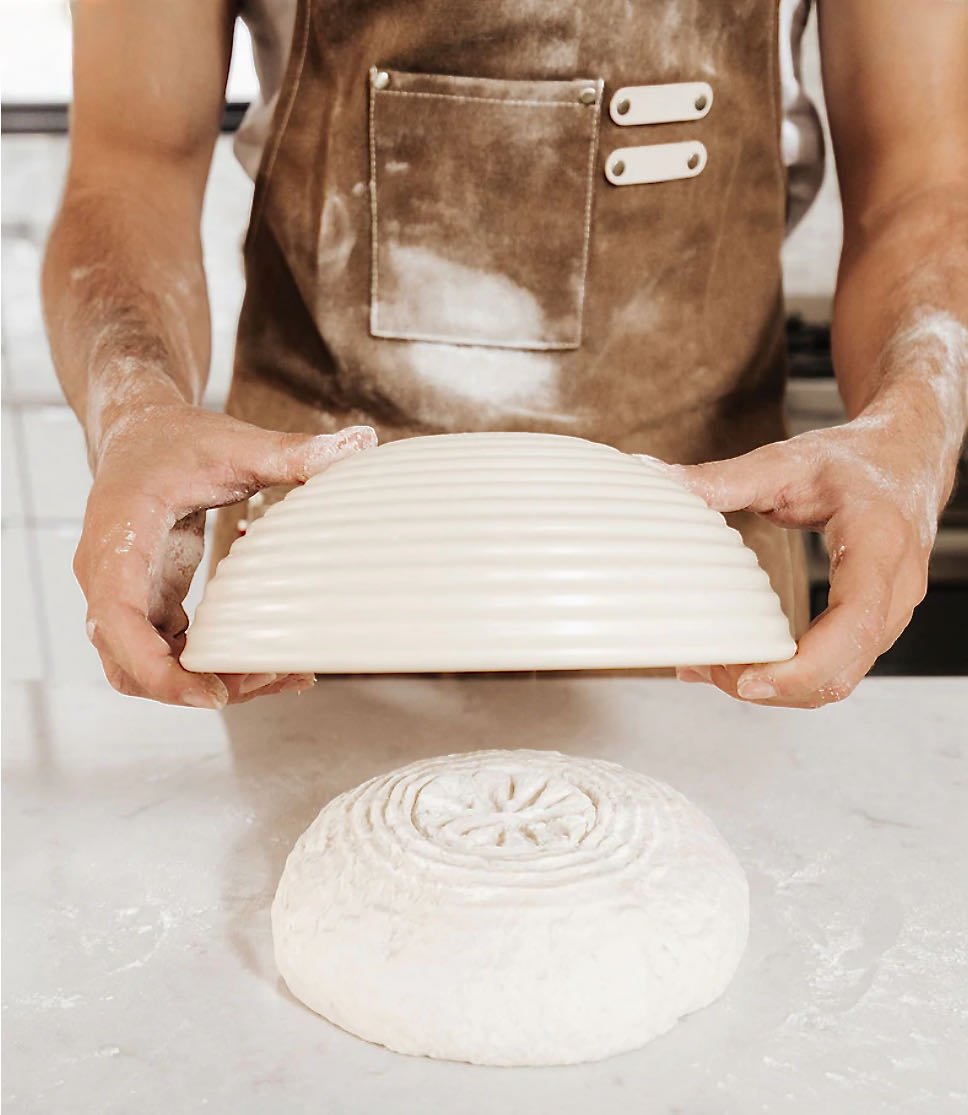 Proofing Bread Basket Bowl with Embosser - Marmalade Mercantile