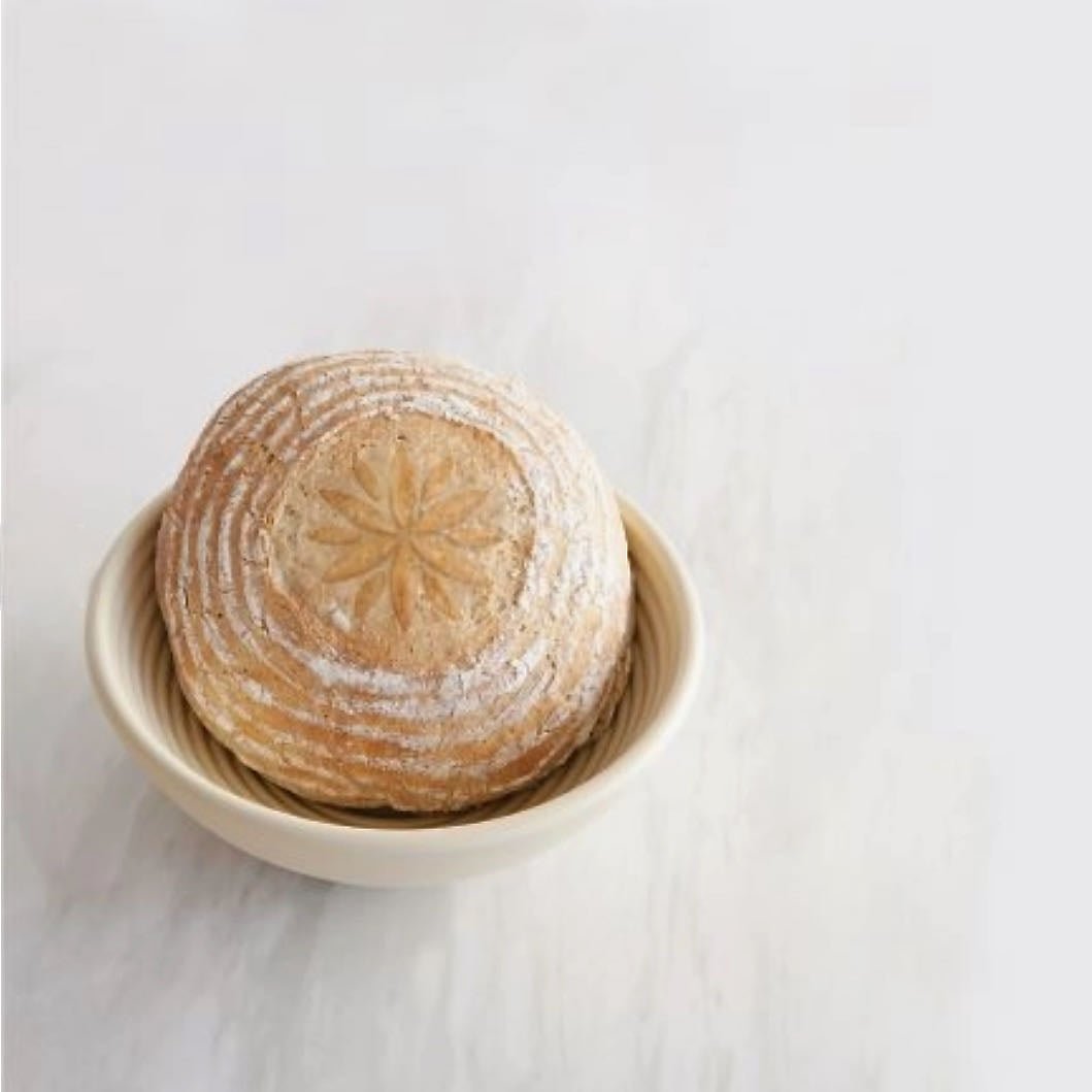 Proofing Bread Basket Bowl with Embosser - Marmalade Mercantile