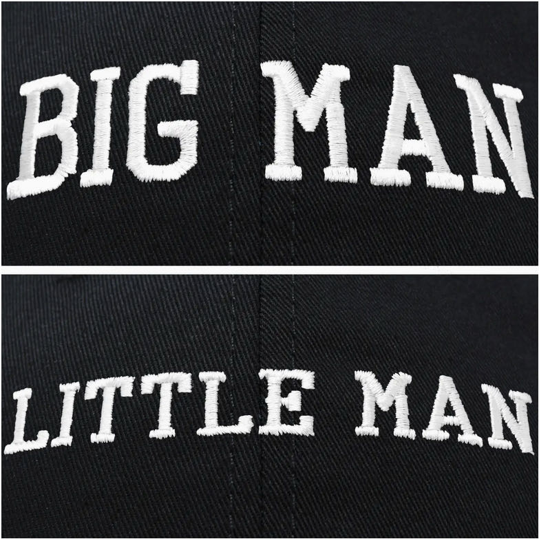 Set Father/Son Ball Caps Big Man/Little Man - Marmalade Mercantile