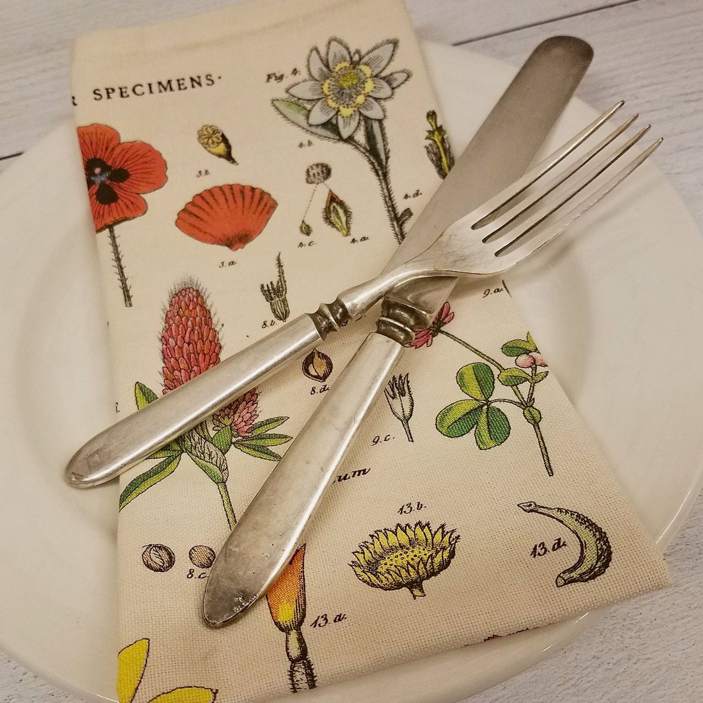 Set of Four Cotton Wildflower Cloth Napkins - Marmalade Mercantile