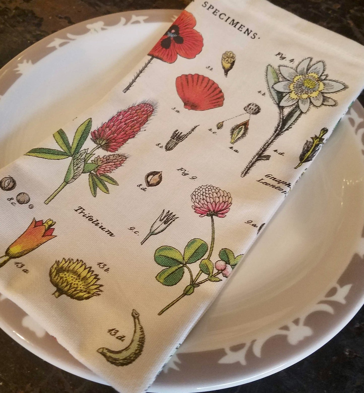 Set of Four Cotton Wildflower Cloth Napkins - Marmalade Mercantile