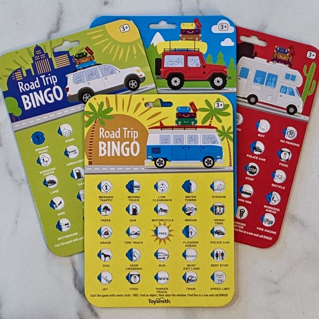 Set of Four Road Trip Travel Bingo Games - Marmalade Mercantile