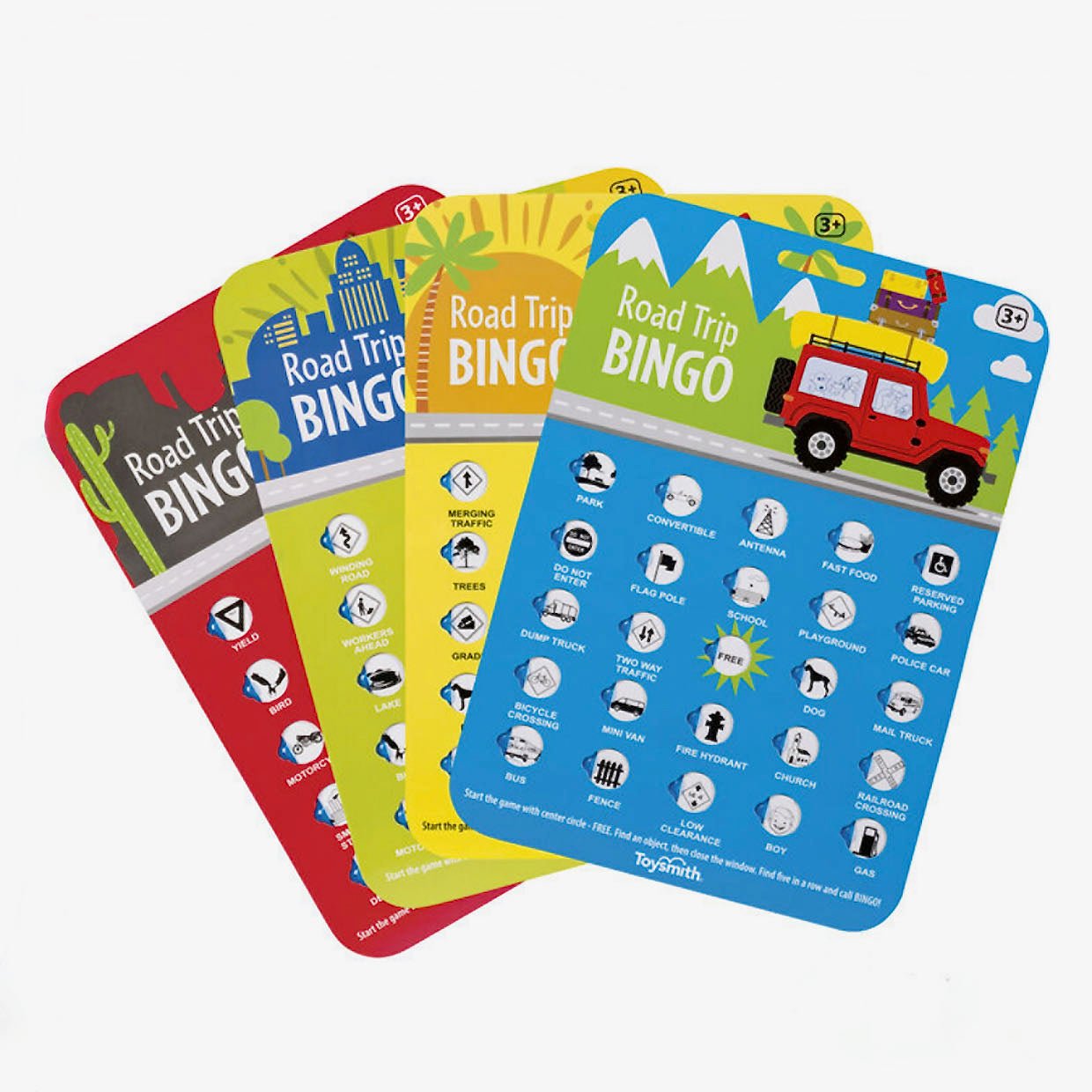 Set of Four Road Trip Travel Bingo Games - Marmalade Mercantile