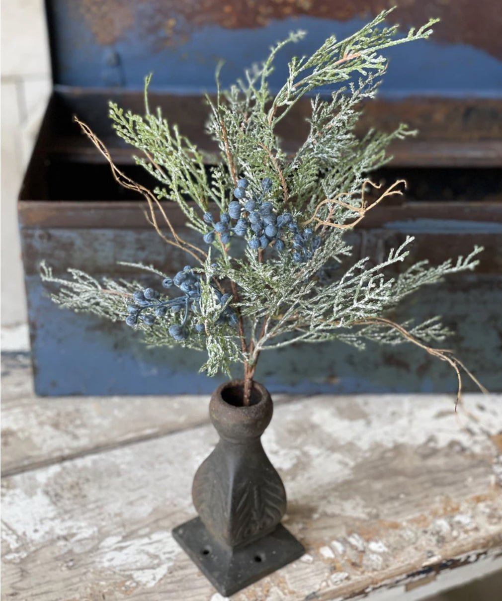 Set of Three Faux Bluestone Cedar Sprays - Marmalade Mercantile
