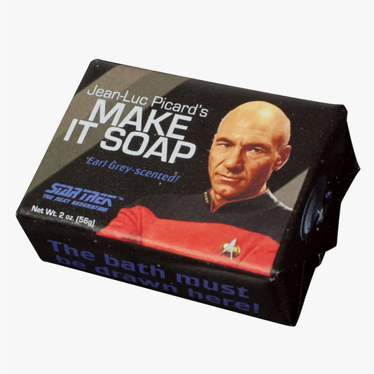 Set of Two Petite Jean-Luc Picard’s Make it Soap Mini-Soaps - Marmalade Mercantile