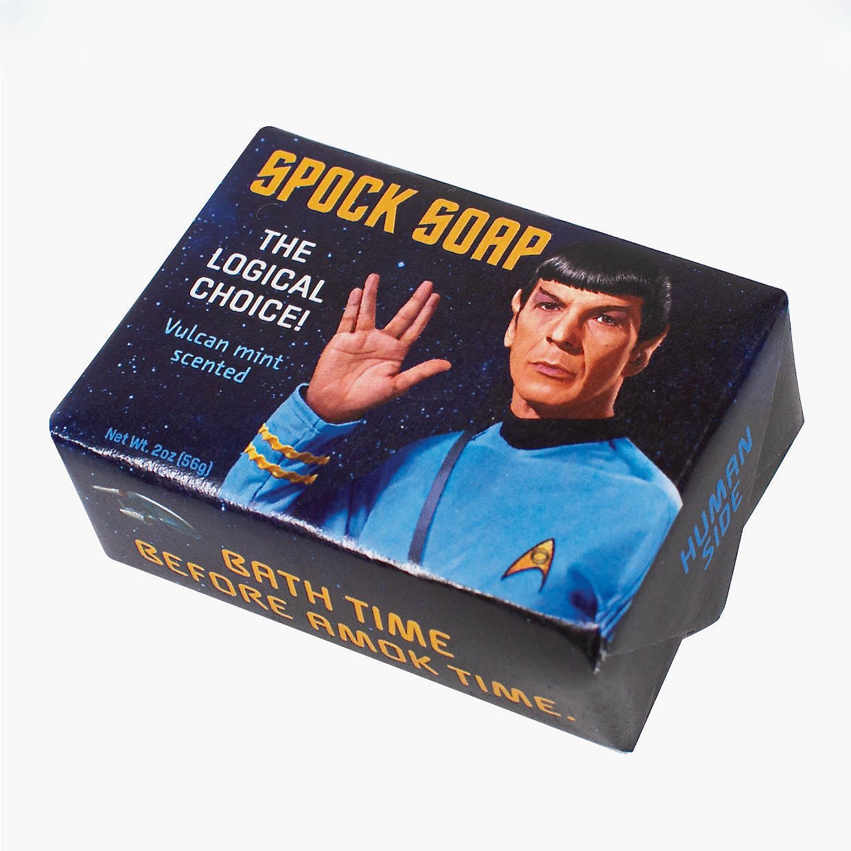 Set of Two Petite Vulcan Mint Exfoliating Spock Soaps - Marmalade Mercantile