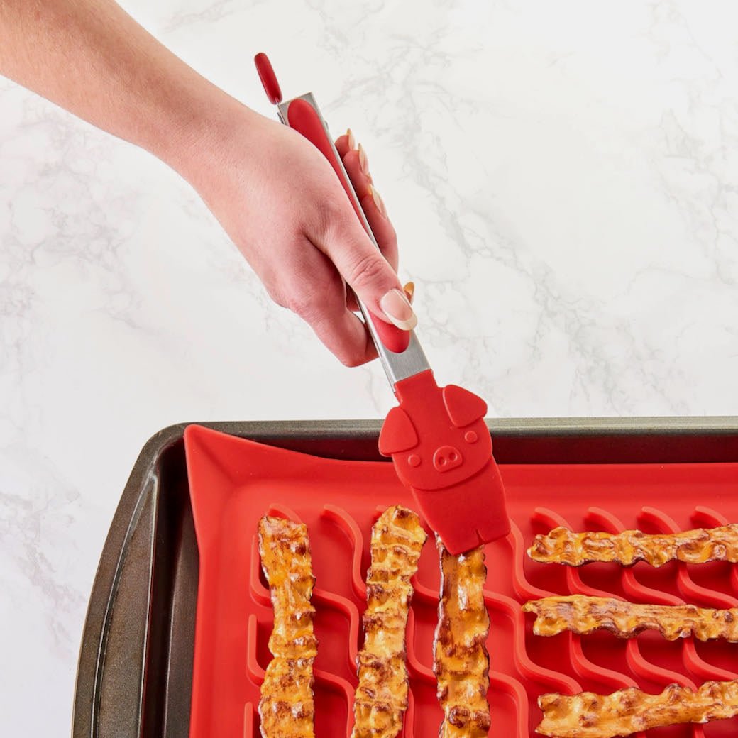 Silicone Piggie Bacon Tongs - Marmalade Mercantile