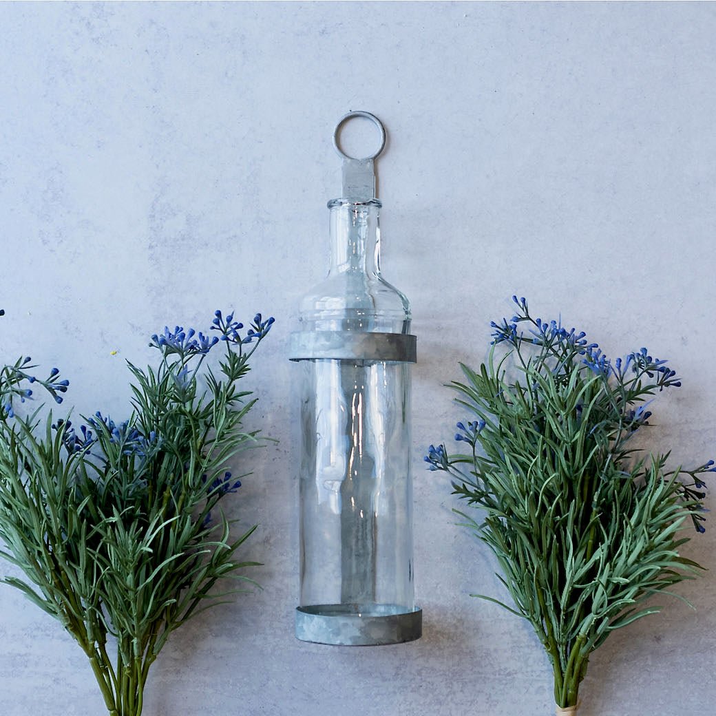 Wall Mount Farmhouse Bottle Vase - Marmalade Mercantile