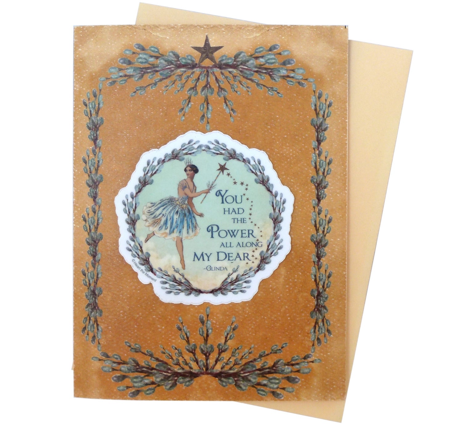 “You Had the Power All Along ” Greeting Card with Detachable Vinyl Sticker - Marmalade Mercantile