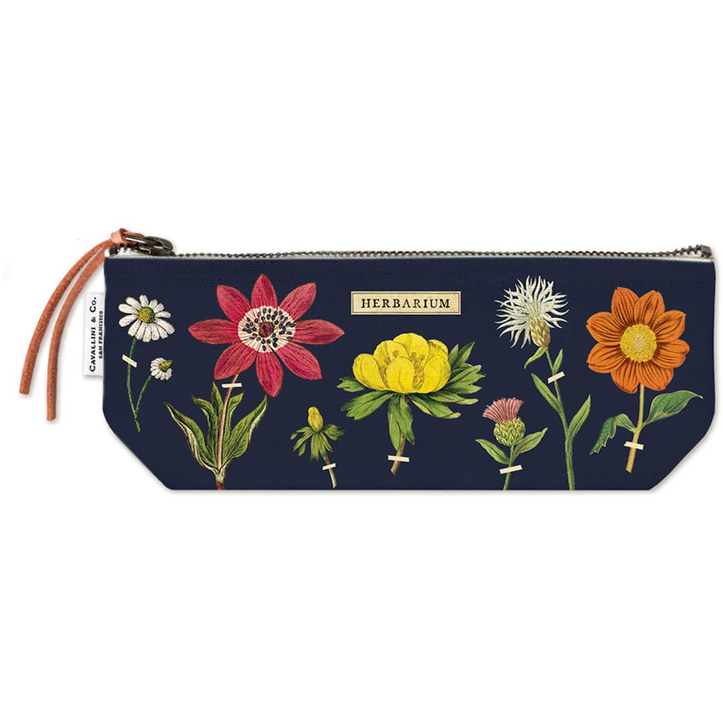 Zippered Mini Pouch Herbarium - Marmalade Mercantile