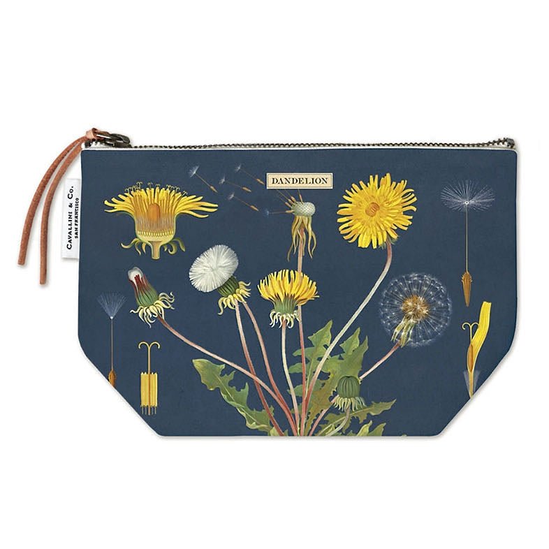 Zippered Pouch Dandelion - Marmalade Mercantile