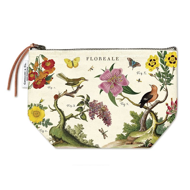 Zippered Pouch Floreale Pattern - Marmalade Mercantile