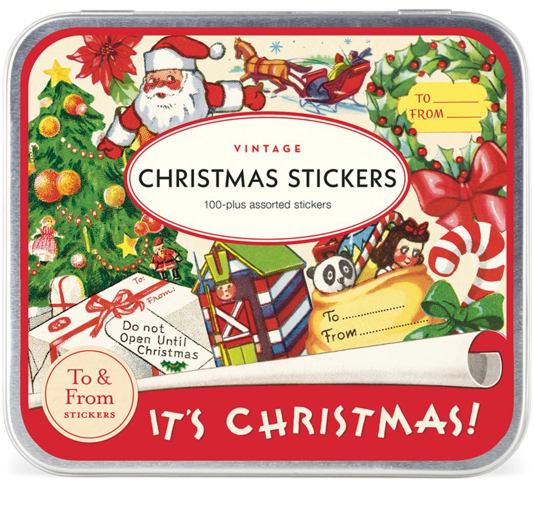 100+ Vintage - Style Christmas Stickers - Marmalade Mercantile