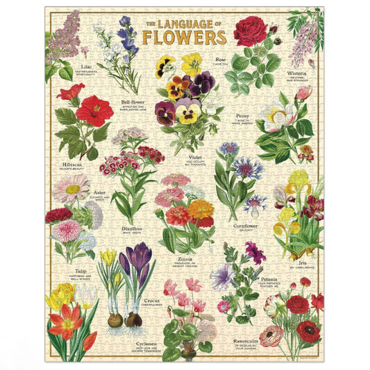 1000 Piece Jigsaw Puzzle The Languge of Flowers - Marmalade Mercantile