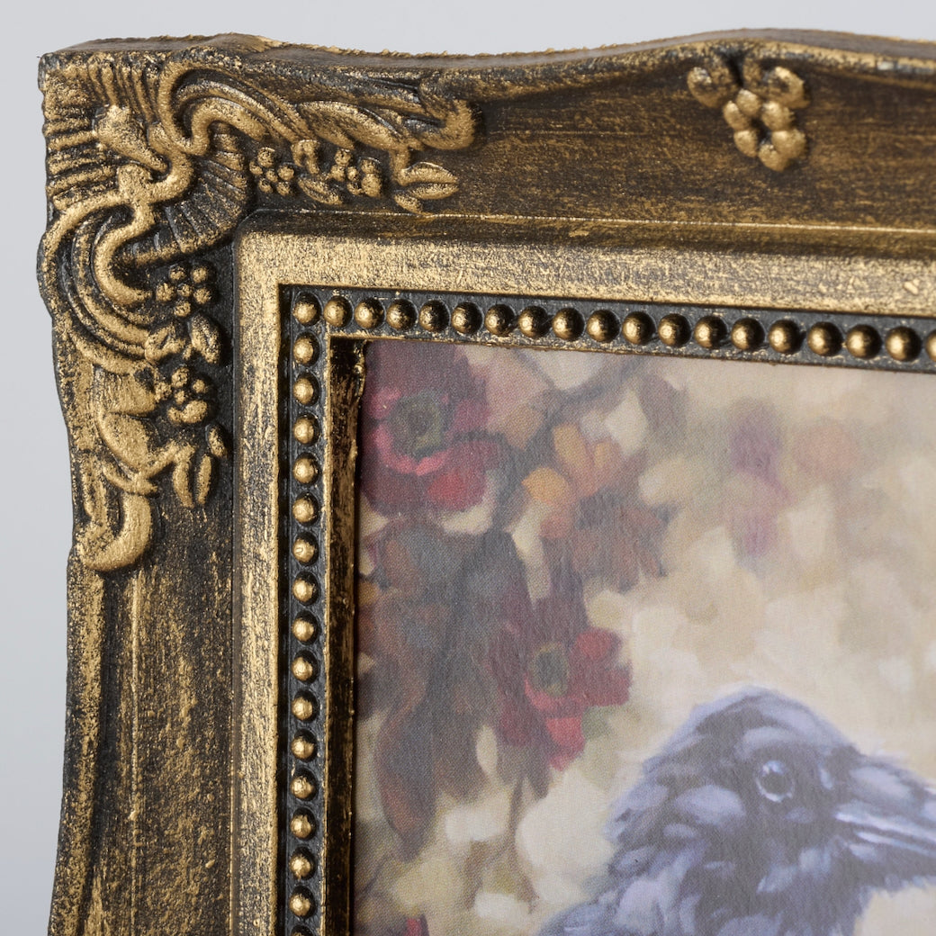 Framed Night Raven Print