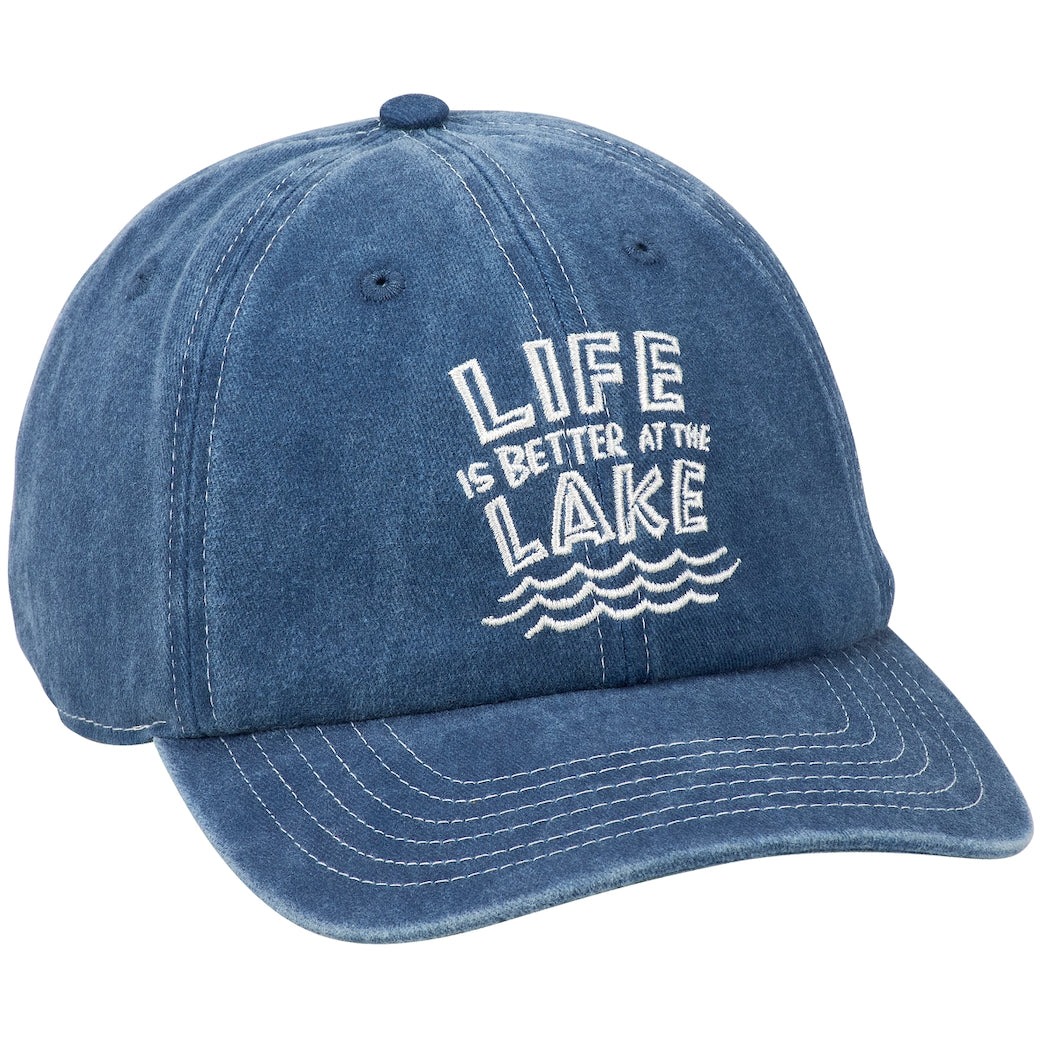 Life is Better at the Lake Blue Ball Cap
