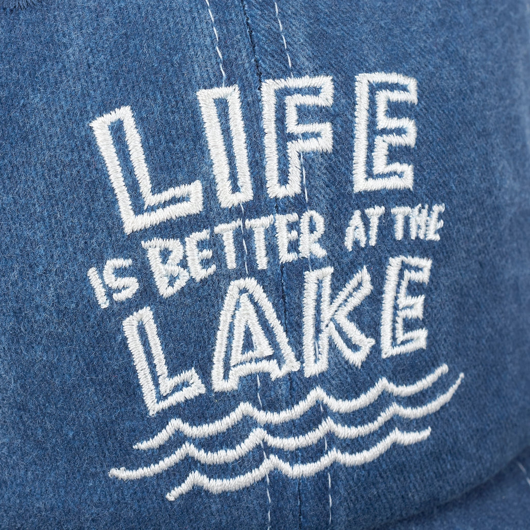 Life is Better at the Lake Blue Ball Cap